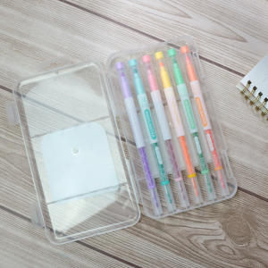 CANETA MARCA TEXTO PONTA DUPLA FLUORESCENTE 6 CORES - 9176