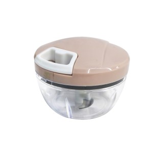 MULTIPROCESSADOR DE ALIMENTOS MANUAL EM PLÁSTICO COM 3 LÂMINAS 8X13CM - CZ7046-RS