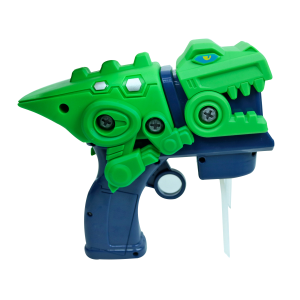 DINOSSAURO LANÇA BOLHAS DE PLÁSTICO COM SOM E LUZ A PILHA - TKAB4264