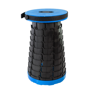 BANQUETA REDONDA RETRÁTIL DE PLÁSTICO 25X45CM - IM46219-AZ