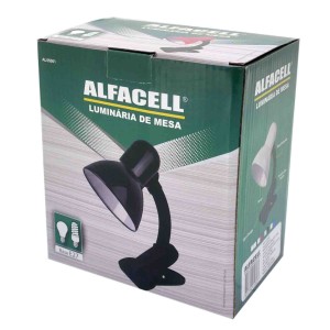 LUMINARIA DE MESA COM  PRESILHA GARRA BIVOLT - AL55001-PT