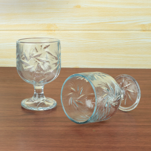 JOGO DE TAÇA DE VIDRO COM 6 PEÇAS 225ML - BM873