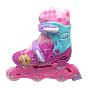 PATINS INLINE AJUSTÁVEL 03 RODAS BELINDA 2 EM 01 NUMERAÇÃO 31 AO 34 - DMR5872
