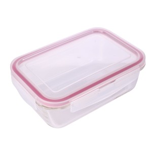 POTE DE VIDRO COM TAMPA HERMÉTICA 850ML - CA12228-RS