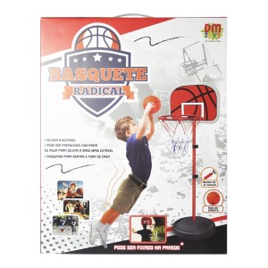CESTA DE BASQUETE RADICAL DE METAL AJUSTAVEL ATÉ 2 METROS - DMT5091