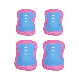 PATINETE INFANTIL 03 RODAS COM LUZ E KIT DE PROTEÇÃO E  ACESSÓRIOS - DMR5549