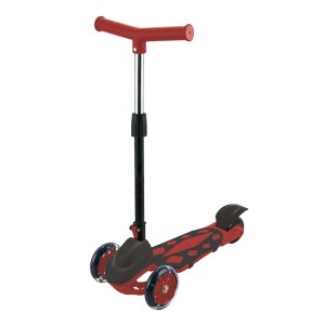PATINETE INFANTIL DE PLÁSTICO E METAL DOBRÁVEL E ALTURA AJUSTÁVEL COM 03 RODAS - DMR5551-VM