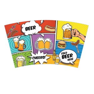 BALDE DE METAL PARA CERVEJA  BEER CHURRASCO 4.8 LITROS - CA12165-A