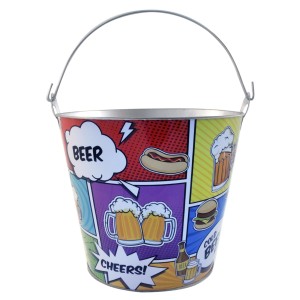 BALDE DE METAL PARA CERVEJA  BEER CHURRASCO 4.8 LITROS - CA12165-A