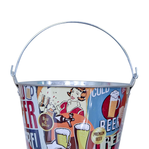 BALDE DE METAL PARA CERVEJA  BAR & BEER  7.6 LITROS - CA12097-E