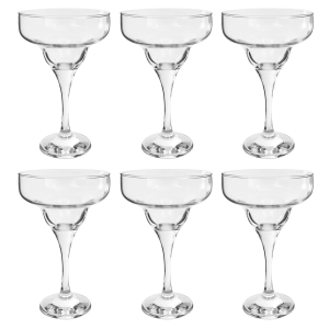 JOGO DE 06 TAÇAS DE VIDRO PARA MARGARITA 295ML - CA16201