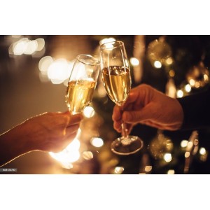 JOGO DE 6 TAÇAS PARA CHAMPANHE VIDRO 215ML - CA16120