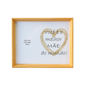 QUADRO PORTA RETRATO MÃE ESTAMPAS SORTIDAS 10X15 CM - 2031-D