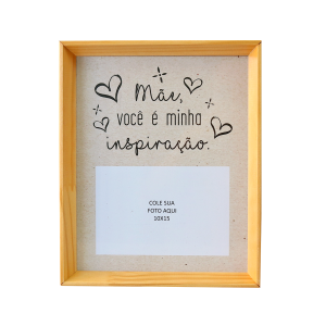 QUADRO PORTA RETRATO MÃE ESTAMPAS SORTIDAS 10X15 CM - 2031-A