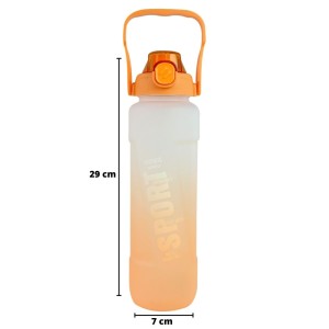 GARRAFA SPORT DE PLÁSTICO COM ALÇA 1000ML - 4177-LJ