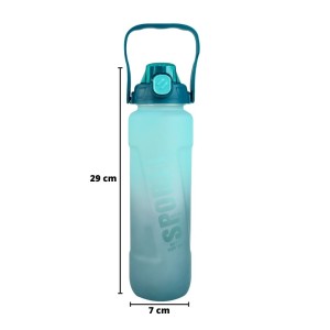 GARRAFA SPORT DE PLÁSTICO COM ALÇA 1000ML - 4177-VD