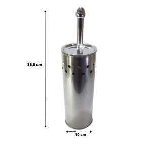 ESCOVA SANITARIA DE INOX 40X10CM - 97372-A