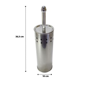 ESCOVA SANITARIA DE INOX 40X10CM - 97372-B