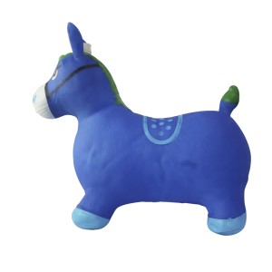 CAVALINHO UPA UPA DE BORRACHA COM SOM E LUZ 52X25X60 CM - DFM566-AZ