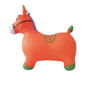 CAVALINHO UPA UPA DE BORRACHA COM SOM E LUZ 52X25X60 CM - DFM566-LJ