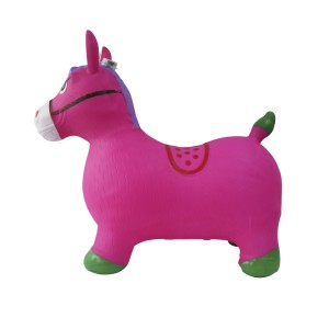 CAVALINHO UPA UPA DE BORRACHA COM SOM E LUZ 52X25X60 CM - DFM566-RS