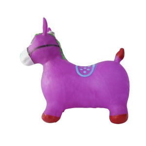 CAVALINHO UPA UPA DE BORRACHA COM SOM E LUZ 52X25X60 CM - DFM566-RX