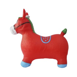 CAVALINHO UPA UPA DE BORRACHA COM SOM E LUZ 52X25X60 CM - DFM566-VM