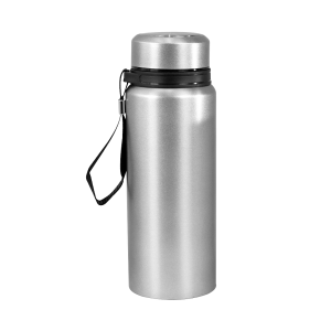 GARRAFA ISOTÉRMICA AÇO INOX COM INFUSOR E ALÇA 650ML - LC1709-PTA