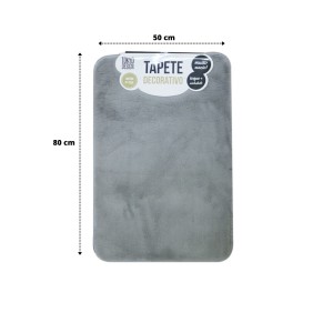 TAPETE SOFT ANTIDERRAPANTE POLIESTER 50X80CM - TAPBA19-CZ