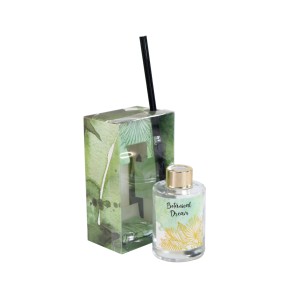 FRASCO PARA DIFUSOR DE VIDRO COM VARETAS 130ML - DIF05-A