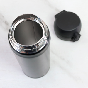 GARRAFA ISOTÉRMICA AÇO INOX TRAVA VACUUM CUP 380ML - GDR0302-C