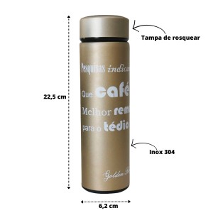 GARRAFA ISOTÉRMICA COM INFUSOR FOSCA 470ML - GDR0299-DOU3