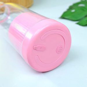 GARRAFA MIXER RECARREGÁVEL USB COM 6 LÂMINAS 420ML - YT2400-RS