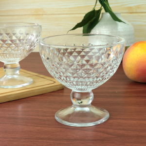 JOGO DE TAÇAS PARA SOBREMESA DE VIDRO 6 PÇA 250ML - CA16190-B