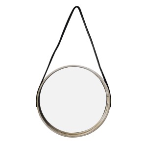 ESPELHO DE PAREDE DE MADEIRA REDONDO 40CM - TRC8056-BG