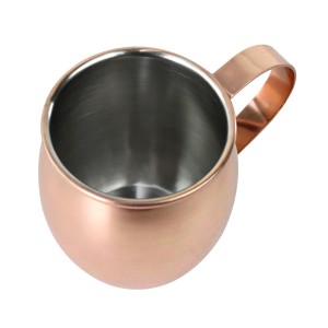 CANECA DE INOX REVESTIDA EM COBRE MOSCOW MULE 500ML - TRC8918