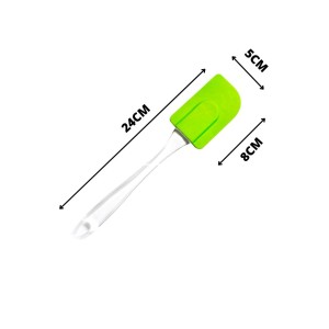 ESPATULA DE SILICONE COM CABO DE PLÁSTICO 24CM - TRC7551-VD