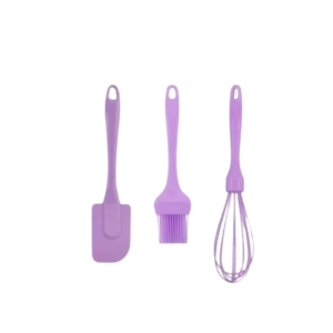 KIT PARA COZINHA EM SILICONE 3 PEÇAS - TRC8793-LL