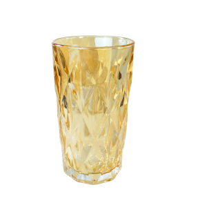 JOGO DE COPOS DE VIDRO ÂMBAR 6 PEÇAS 270ML - CA16228-AM