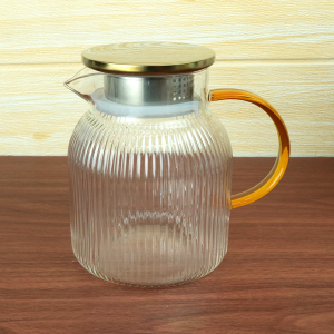 JARRA DE VIDRO COM TAMPA DE METAL 1 LITRO - DT9328-DOU