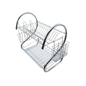 ESCORREDOR DE LOUÇA DE METAL E PLÁSTICO  - 39.5X25CM - CA09519