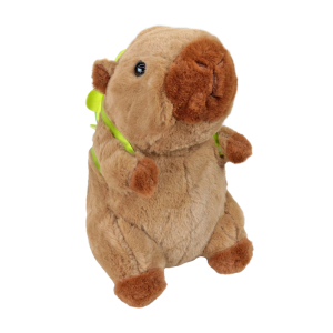 PELUCIA CAPIVARA COM MOCHILA DE TARTARUGA NAS COSTAS - FE7518MR-D