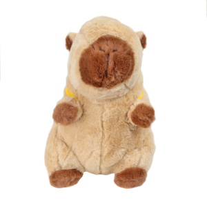 PELUCIA CAPIVARA COM MOCHILA DE ABELHINHA NAS COSTAS - FE7518BG-B