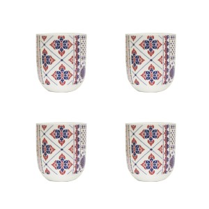 JOGO COM 4 CANECAS ORIENTAL PARA CHÁ 150 ML - CN35-B