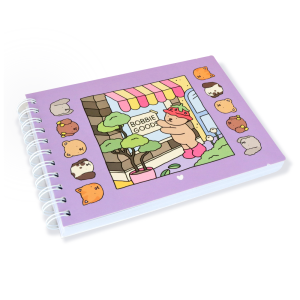CADERNO DE COLORIR BOBBIE GOODS 100 FOLHAS - A5-MJ6165-2A-LILAS