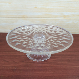 BOLEIRA CENTRO DE MESA DE VIDRO COM TAMPA - 88336