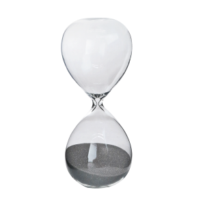 AMPULHETA DE VIDRO 15 MINUTOS 16,5CM - 6484-C