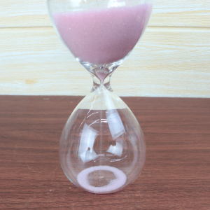 AMPULHETA DE VIDRO 15 MINUTOS 16,5CM - 6484-E