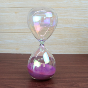 AMPULHETA DE VIDRO FURTA-COR DE 15 MINUTOS 16,5CM - 6487-C