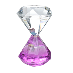 AMPULHETA DE OLEO LIQUIDO COM TEMPORIZADOR DIAMANTE - 5604-G